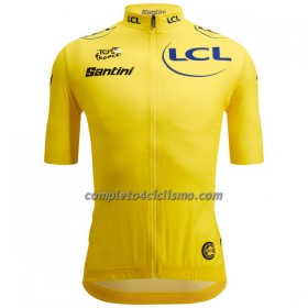 Maglia 2022 Tour de France Manica Corta Giallo